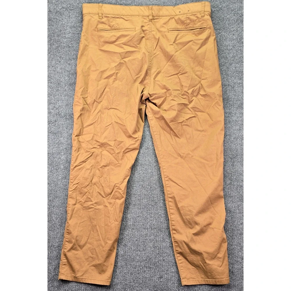 Footjoy Golf Pants Mens 38x30 (38x29) Brown Khaki Performance Stretch Chino
